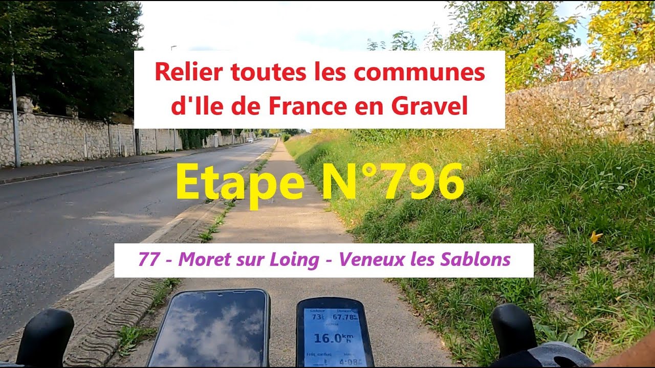 #0796 - 77 - Moret sur Loing - Veneux les Sablons - 2.1 km (32519 km)
