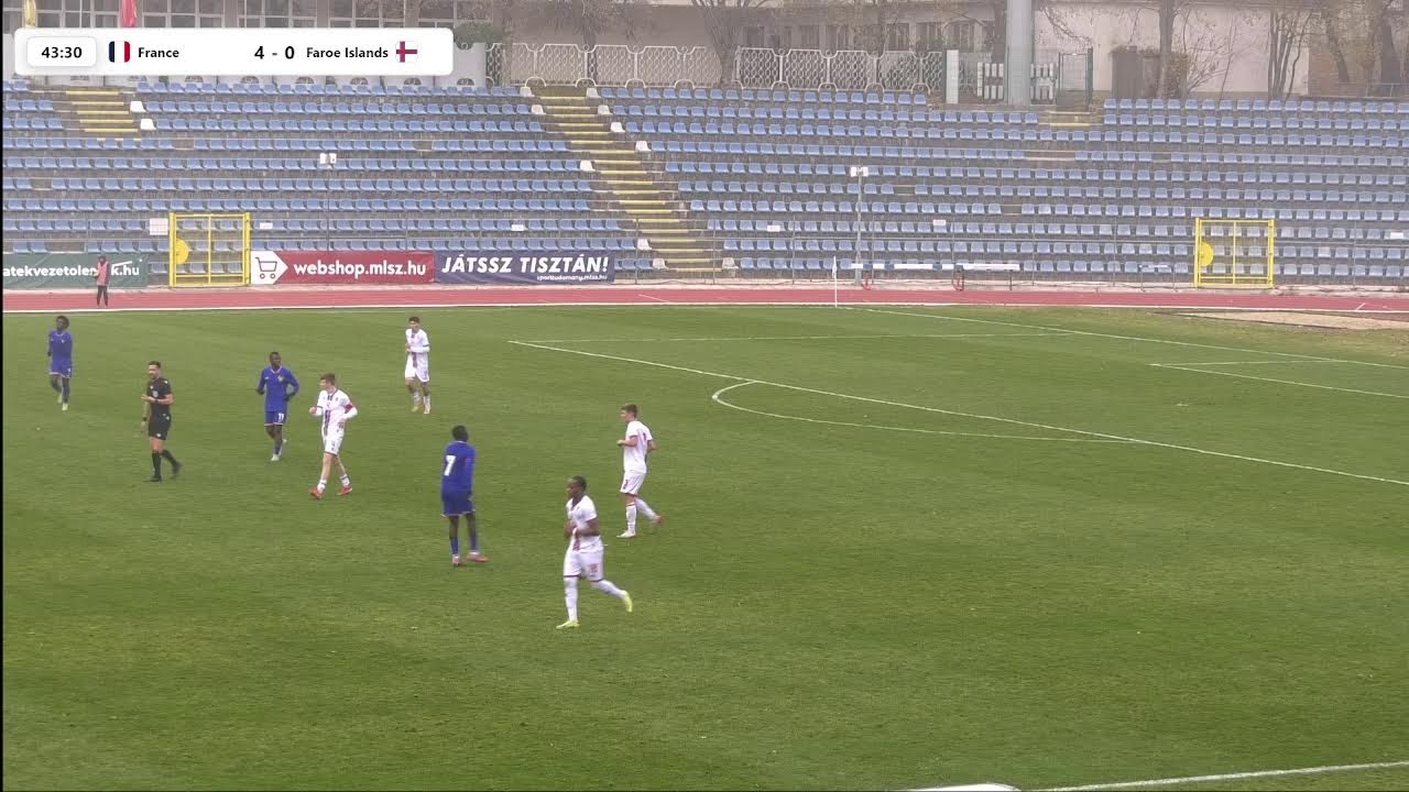 European U19 Championships Qualifier - France - Faroe Islands