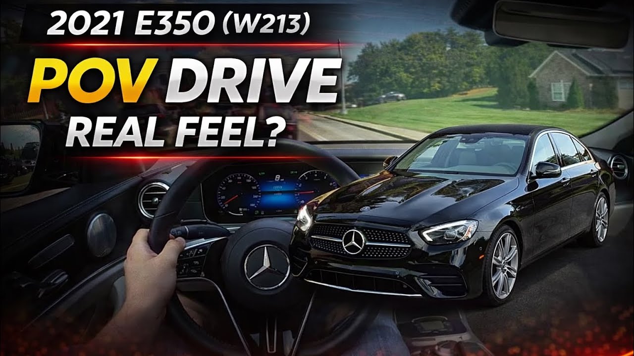 2021 Mercedes E350 (W213) POV Drive 3