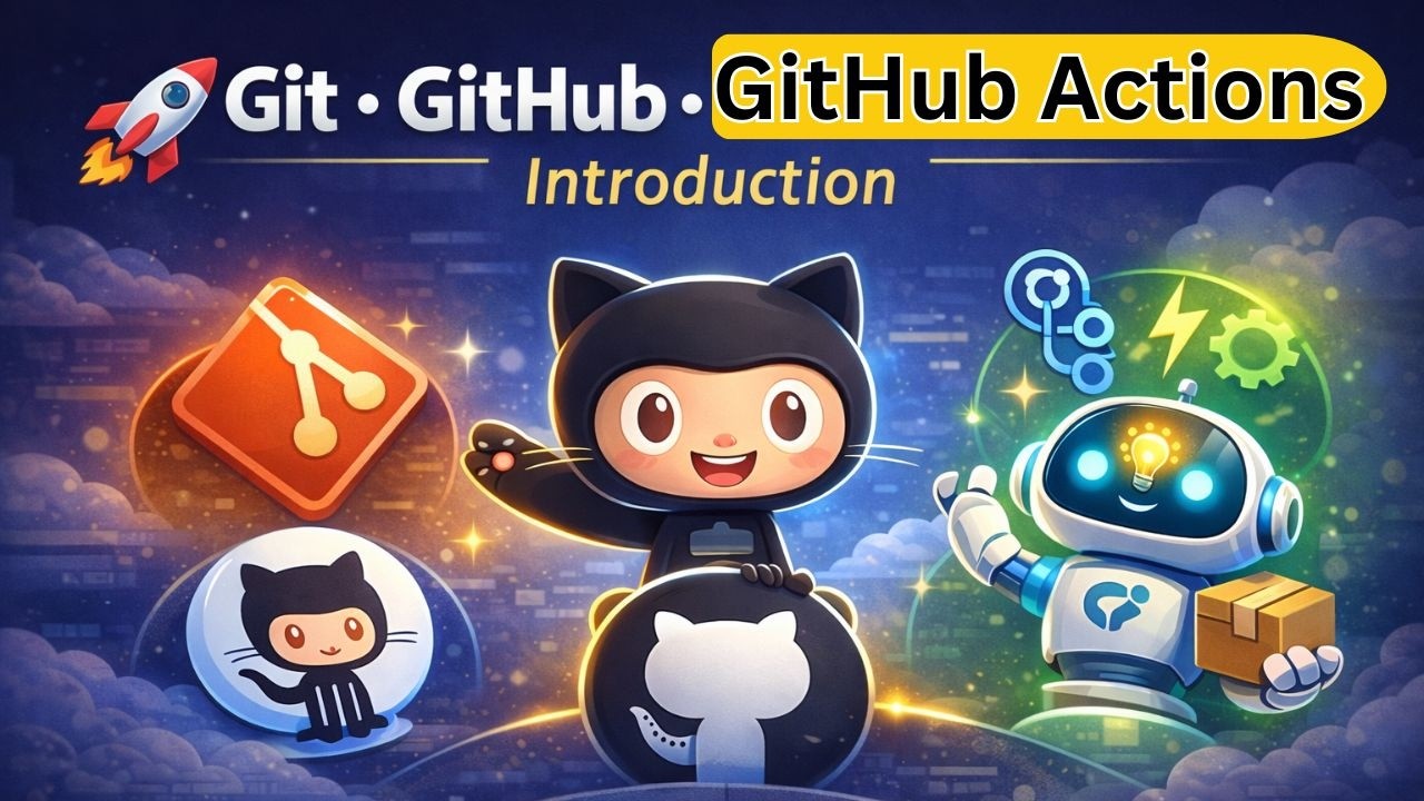 Git GitHub & GitHub Actions — Complete Beginner Guide (Lecture 1) | Hindi