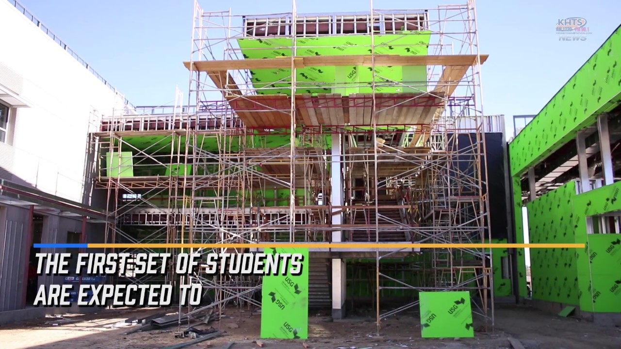 Hart School District Gives Tour Of Castaic High School Construction Site - KHTS News - Santa Clarita