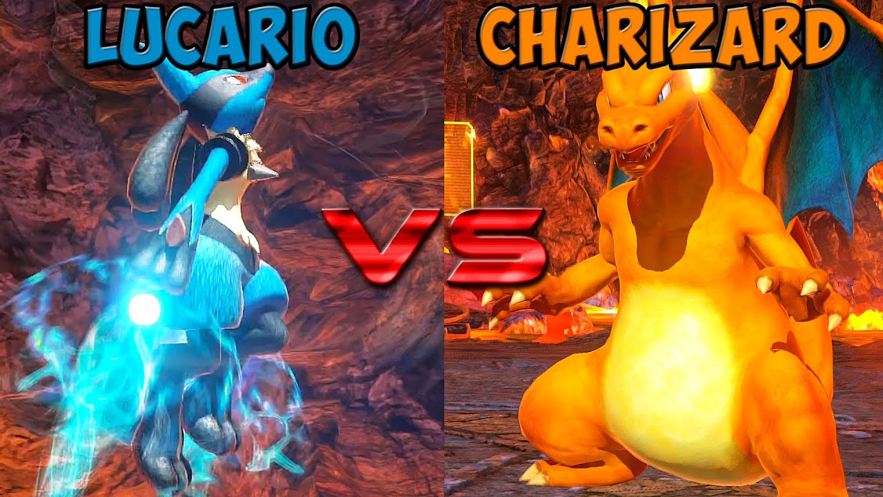 Pokken tournament DX - Lucario vs Charizard