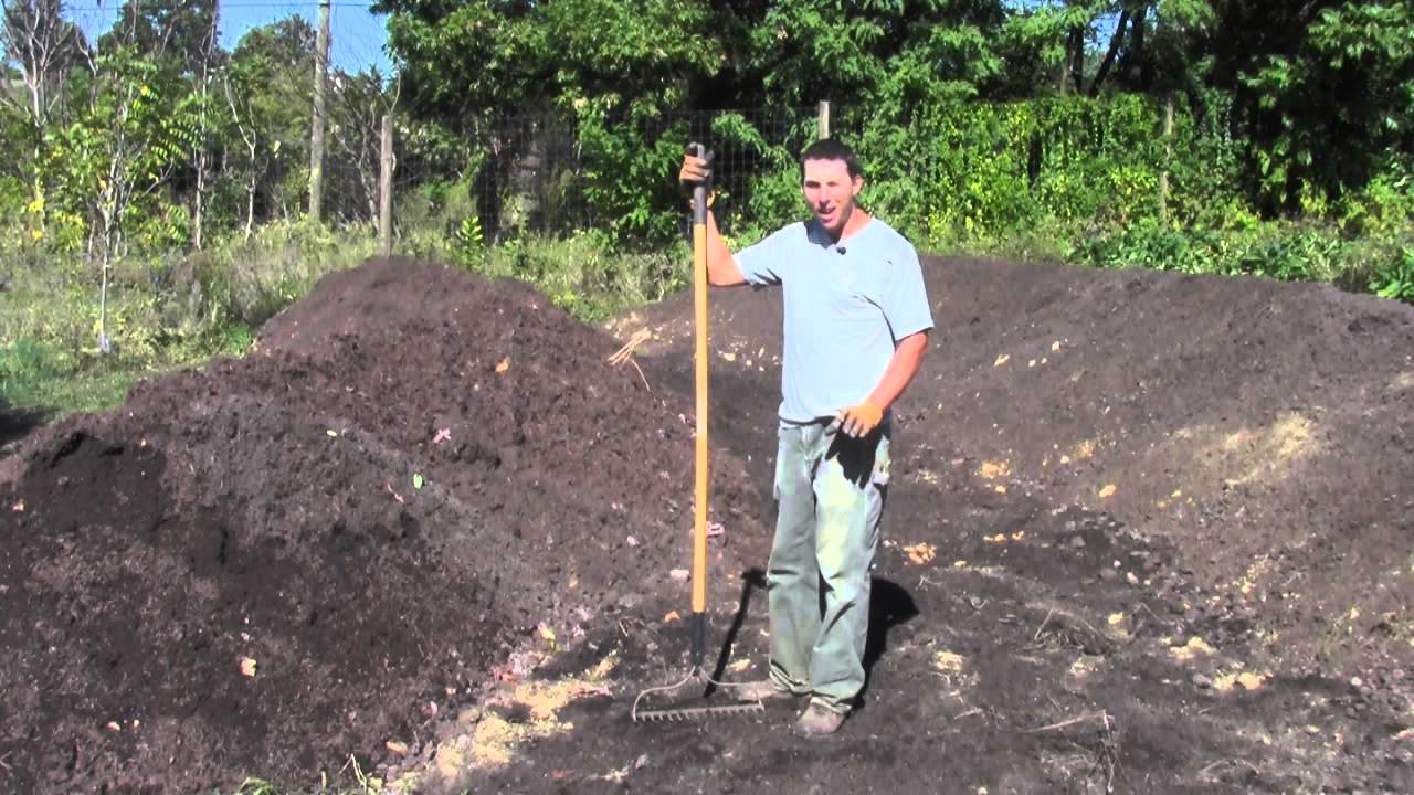 Hugelkultur Project Part 1 Building the Berms