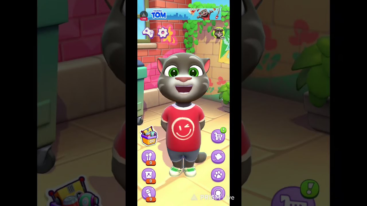 TALKING TOM  LIVE  🔴#trending#game#shorts#viraltomgame#live#youtubelivestream#mytalkingtom
