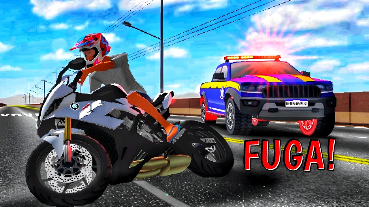 DEI A MAIOR FUGA DE S1000RR - moto wheelie 3d