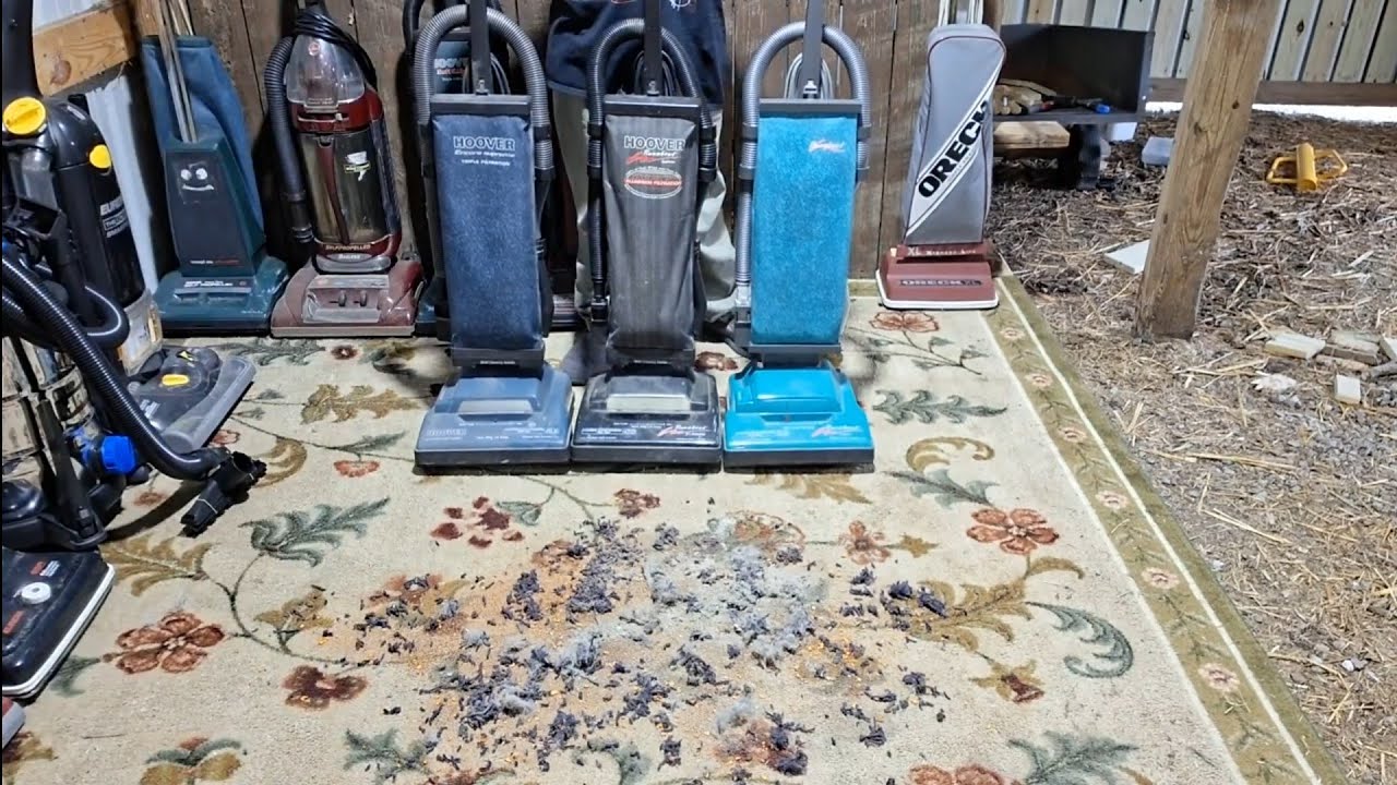 Hoover Encore Supreme vs Runabout Supreme vs Runabout Mess Test