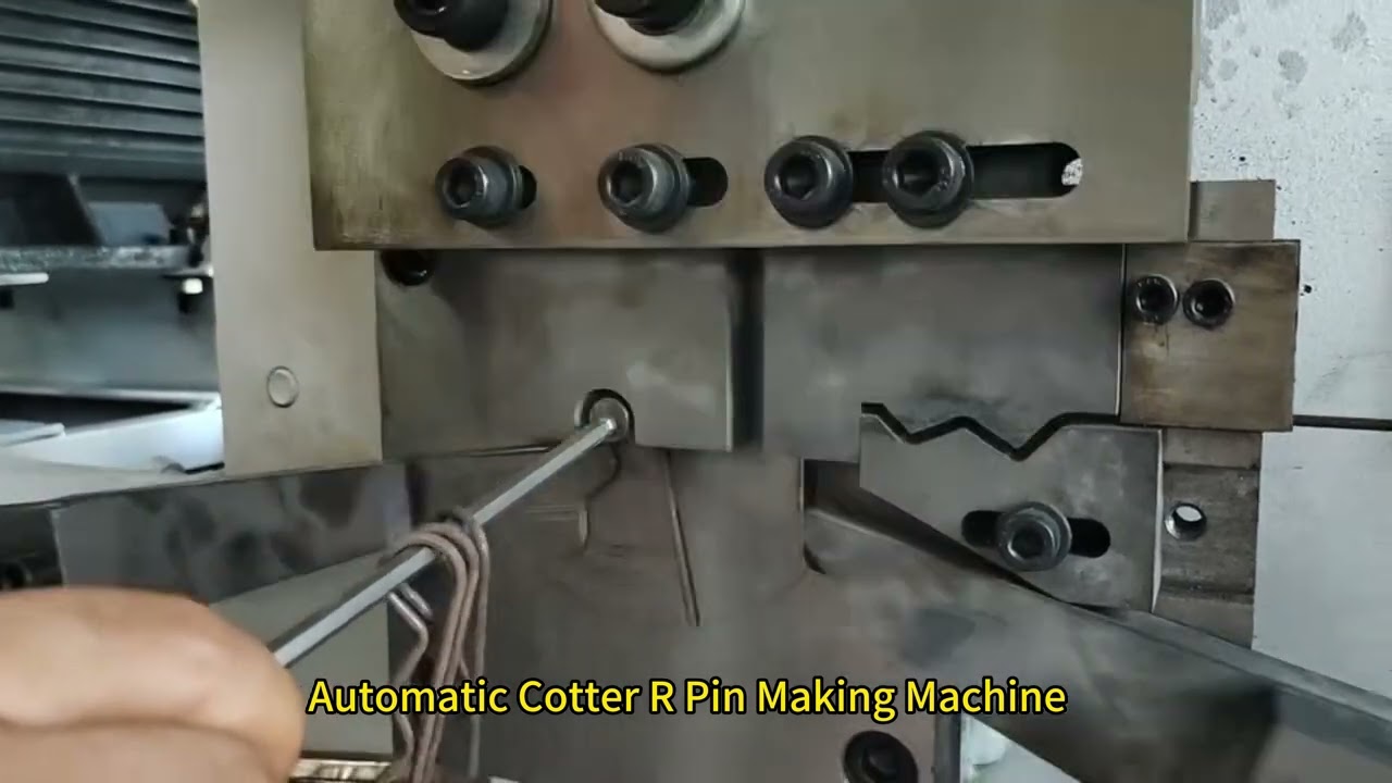 Automatic Cotter R Pin Making Machine#cotterpin#splitRpin#metalpin#clippin#Rclip#Rclip#clippin#pin
