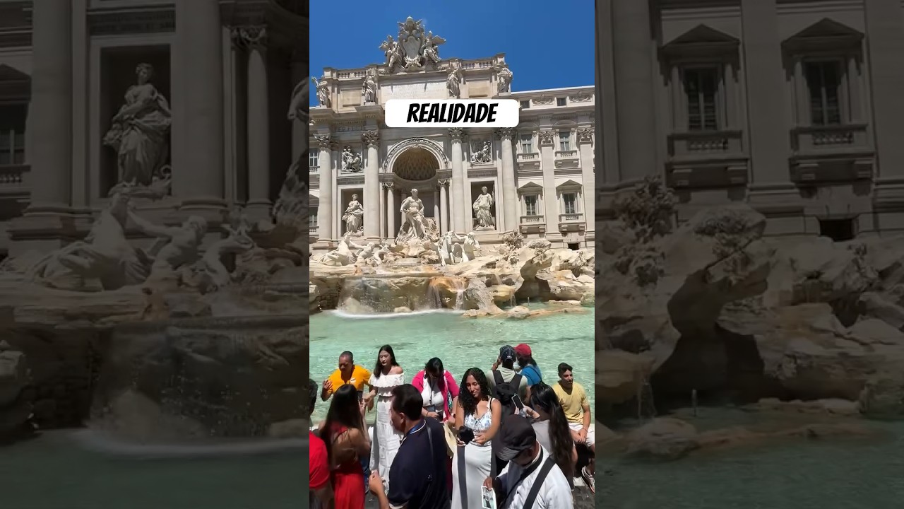 Fontana di Trevi em Roma: Expectativa x Realidade! Voc&ecirc; conhece?
