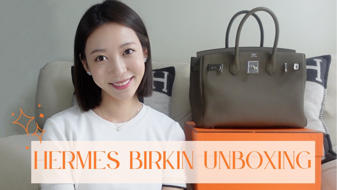 MY FIRST HERMES BIRKIN 30 UNBOXING | MY DREAM BAG 🍊🧡