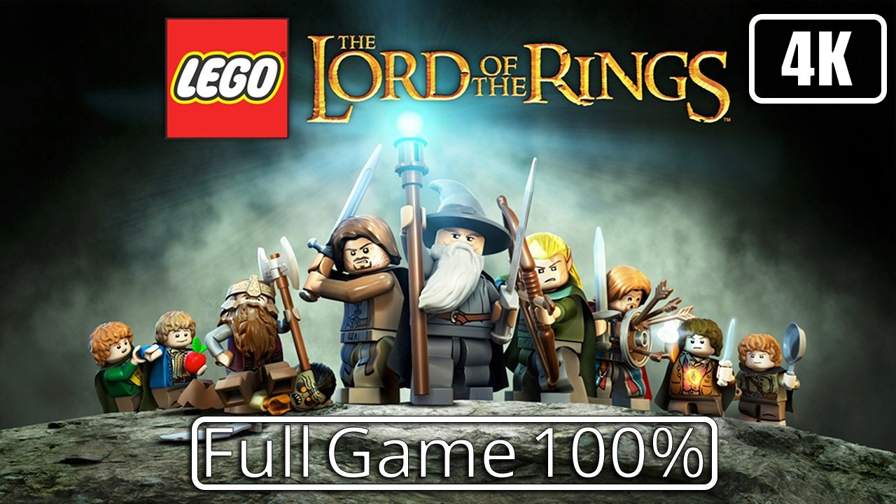 LEGO The Lord of the Rings - Full Game 100% Longplay Walkthrough 4K 60FPS