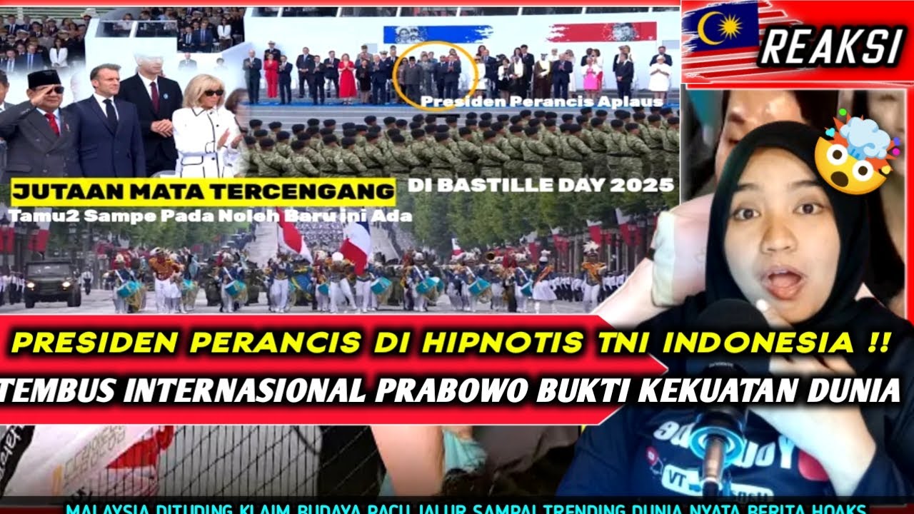 MERINDING ❗❗JUTAAN WARGA PRANCIS TAKJUB LIAT BENTENG NKRI HIASI BASTILLE DAY 2025 🤯🤯