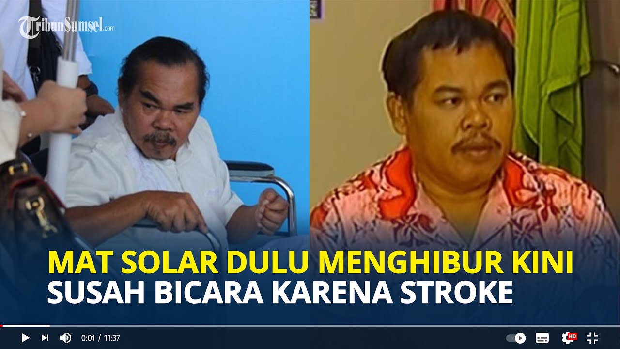 MASIH Ingat Mat Solar? Dulu Menghibur Penonton Kini Tak Bisa Bicara dan Tertawa, Anak Khawatir