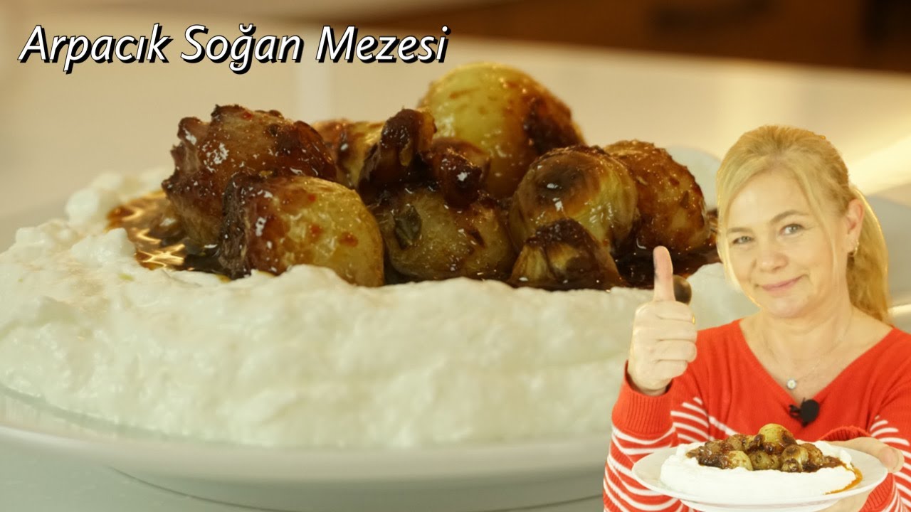Kebap tadında ! Arpacık soğan mezesi