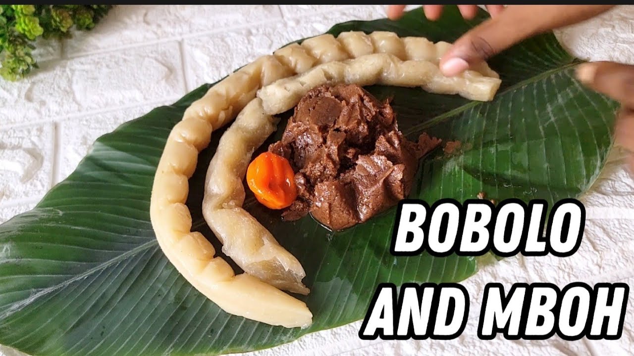 HOW TO COOK  BOBOLO and GROUNDNUT PASTE || CAMEROON FOOD RECIPES