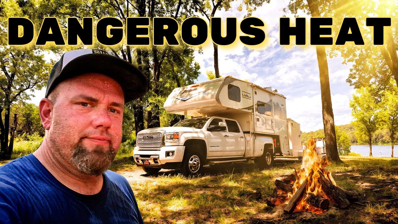 RISKY Off-Grid Camping In A DANGEROUS HEATWAVE!! - 110° F