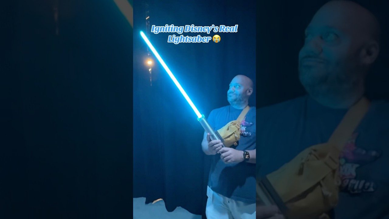 Testing the REAL LIGHTSABER!!! 🤯