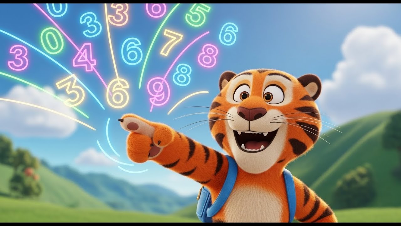 **Tommy Tiger Tumble Time 🐯🎵🤸 | Cartoon Rhymes for Kids & Toddlers**