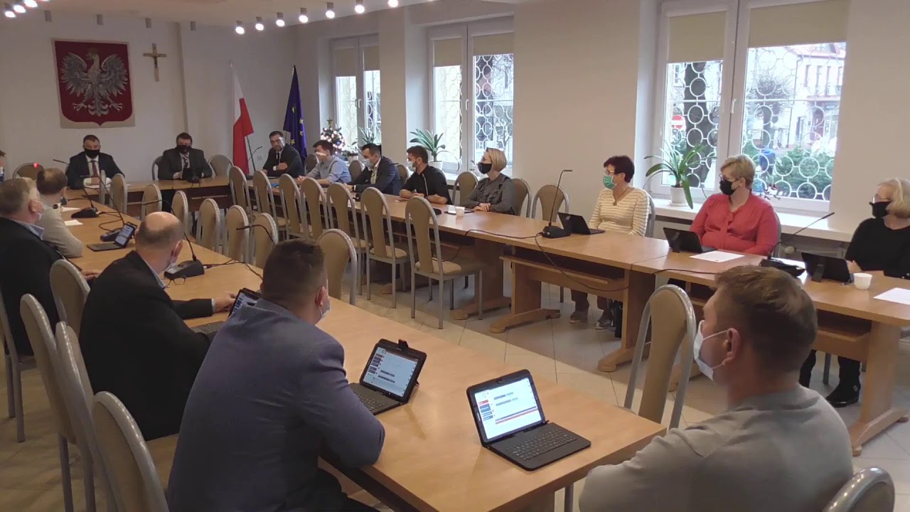Gmina R&oacute;żan - XXIV sesja Rady Miejskiej w R&oacute;żanie (16.12.2020r.)
