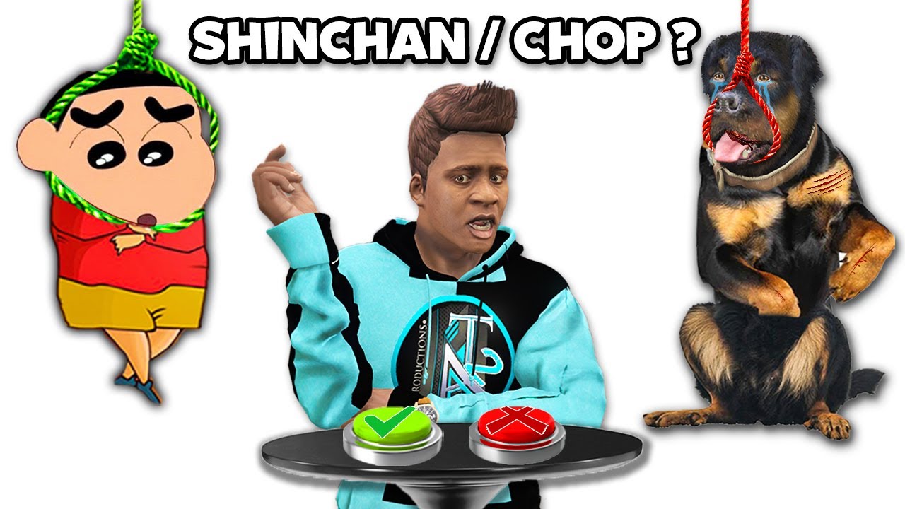 Save Shinchan Or Save Chop In GTA 5