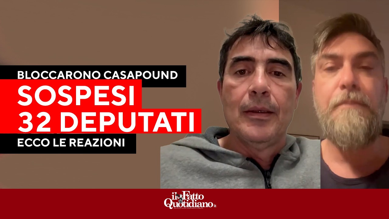Impedirono la conferenza di Casapound alla Camera. Sospesi 32 deputati di opposizione. Le reazioni