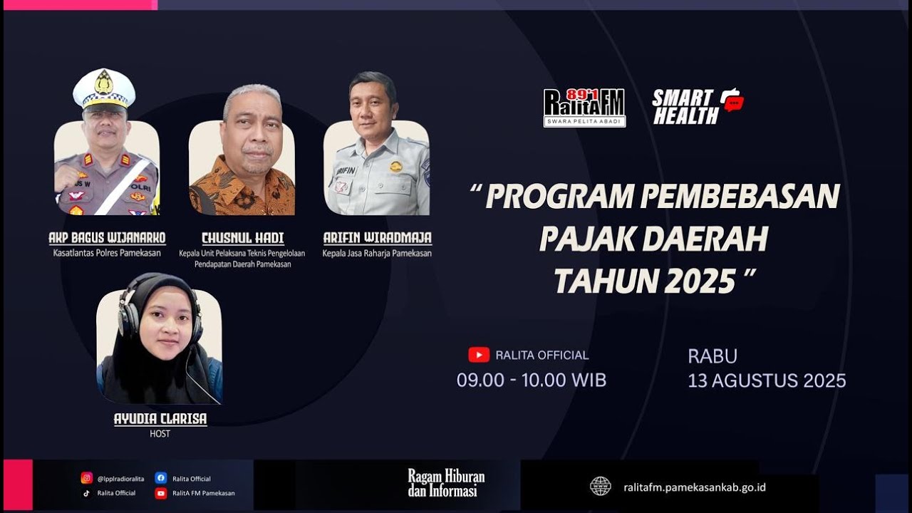 TALKSHOW || PROGRAM PEMBEBASAN PAJAK DAERAH TAHUN 2025 ||