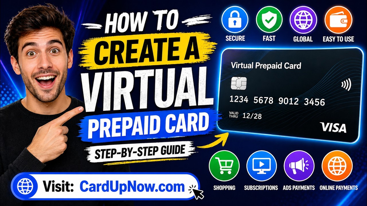 How to Create a Virtual Prepaid Card (Step-by-Step) | CardUpNow
