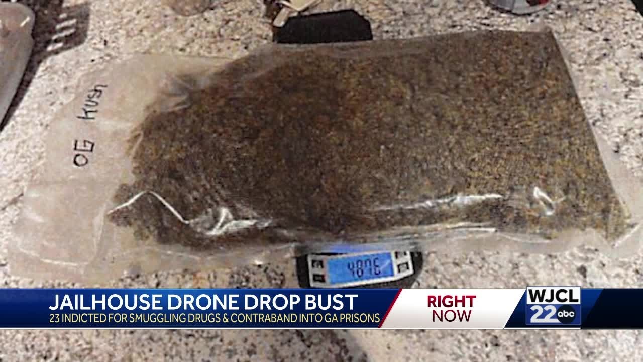 23 indicted after using drones to drop drugs inside Georgia prisons
