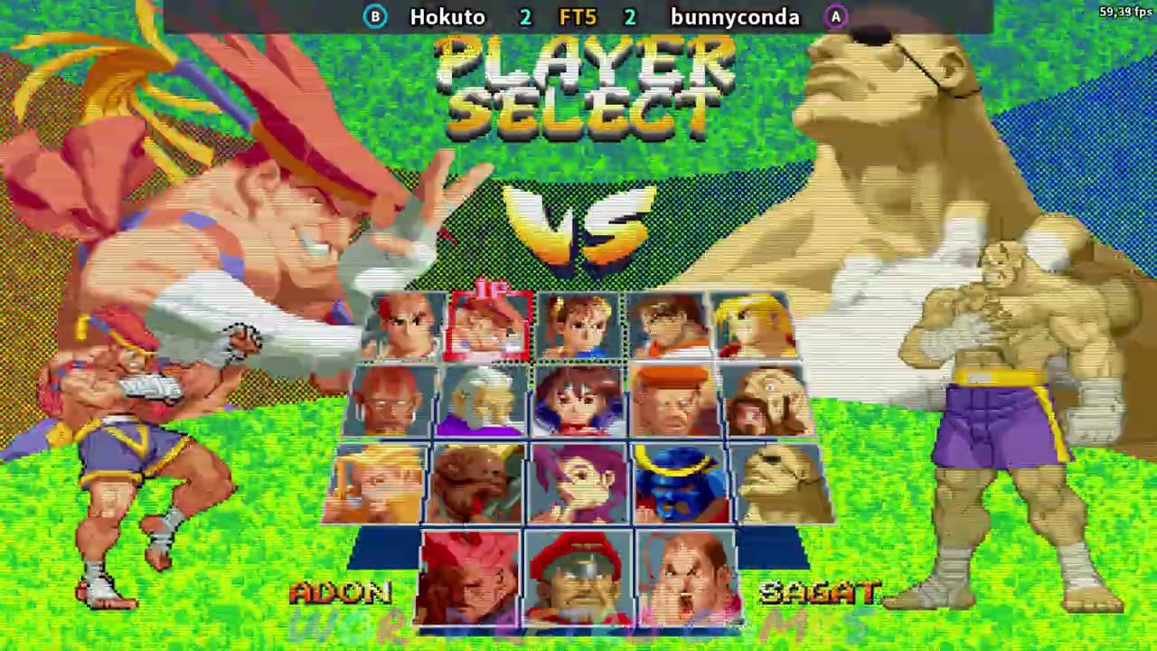 Street Fighter Alpha 2 Hokuto VS bunnyconda FT5 #sf #streetfighter #streetfighter2 #arcade