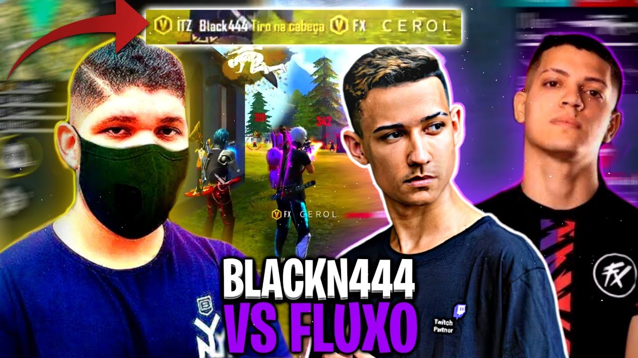 BLACKN444 ENFRENTOU BAK, CEROL SQUAD DO FLUXO NA RANQUEADA. ELES FARPARAM E CHAMARAM PRO 4X4