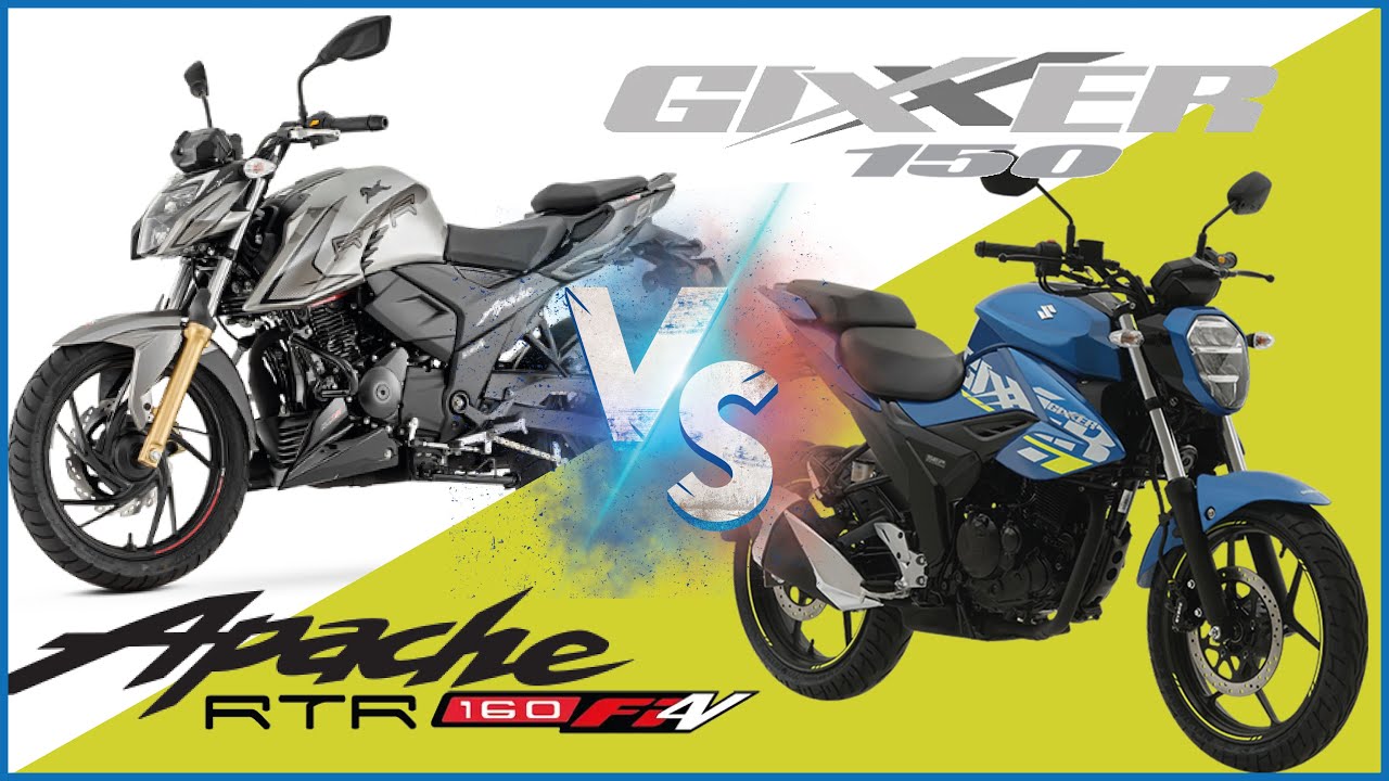 Suzuki Gixxer 150 FI vs TVS Apache 160 4V Fi ABS || Comparativa Completa ||  @locoporlasmotos ​