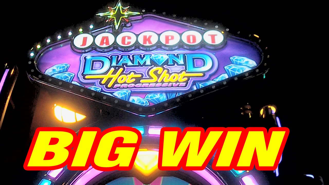 Diamond Hot Shot BIG WIN Slot Machine Bonus