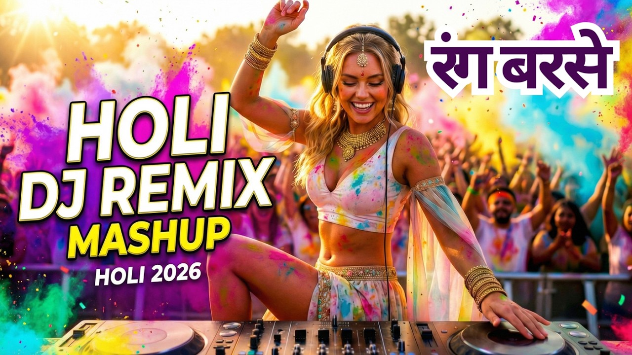 Holi Song DJ Dance Mix 2026 | rang barse bheege chunarwali #holi #songs #music #Holi2026 #DJRemix
