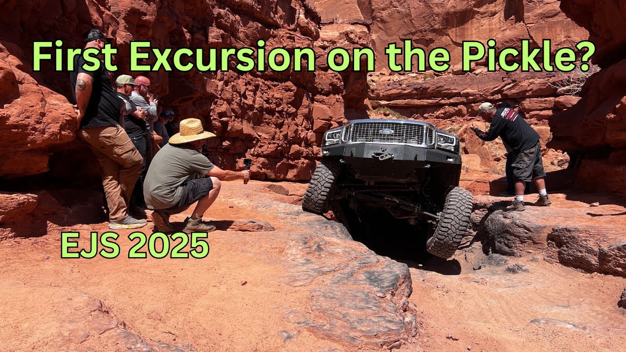 Ford Excursion Rock Crawler Conquers Pickle Trail at EJS 2025