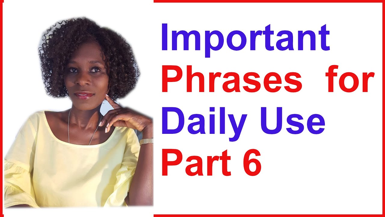 Important Swahili Phrases For Daily Usel Part 6; lessons tutorials for beginners