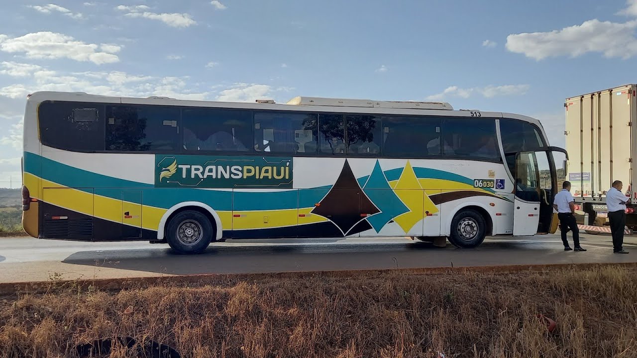 Ônibus veio sem cinto de segurança | Viajando de Brasília x São Raimundo Nonato Viação Transpiauí