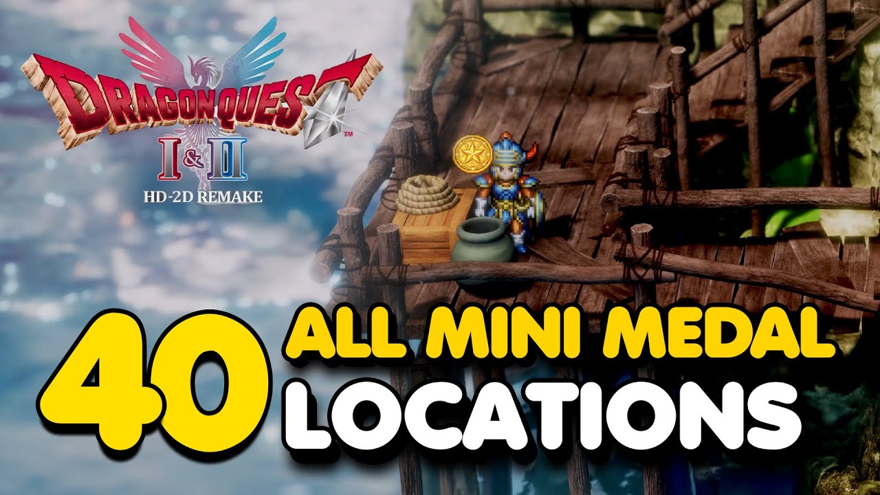 Все 40 мест расположения мини-медалей в Dragon Quest 1 HD-2D Remake