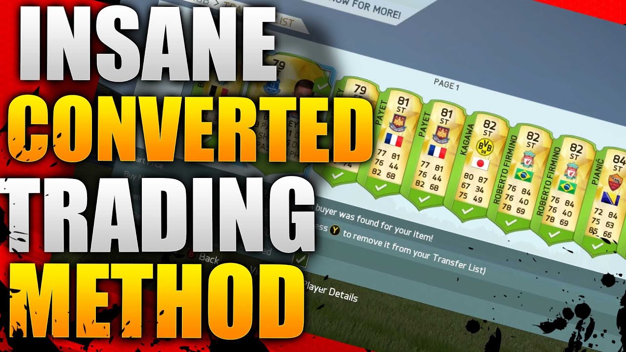 FIFA 16 - THE BEST CONVERTED TRADING METHOD - FIFA 16 ULTIMATE TEAM TRADING