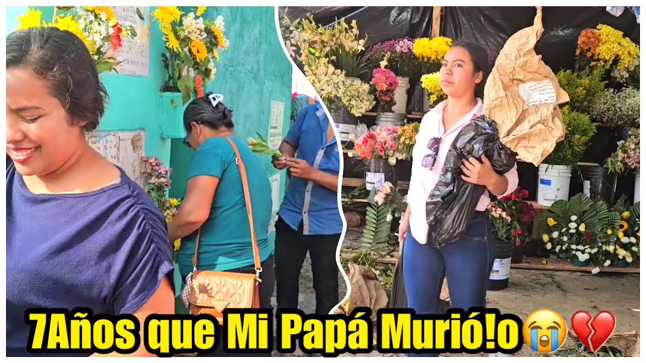 Mi Mamá y Sus Nietos Visitamos La Tumba de Mi papá 😭