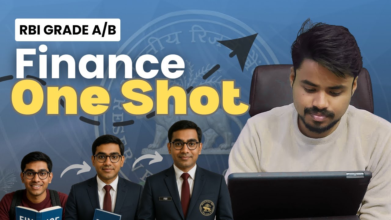 RBI Grade B - Finance [Full Course] - One Shot