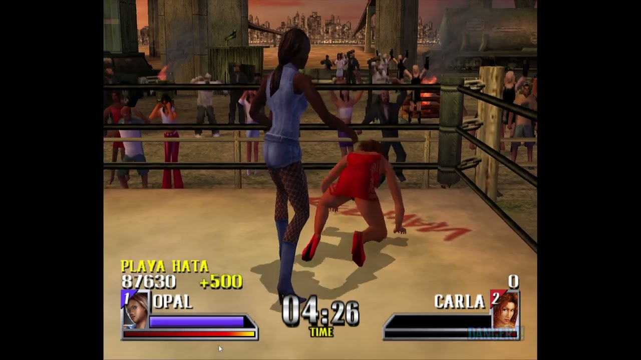 Def Jam Vendetta [PS2] - Opal vs Carla! [Low Blow]