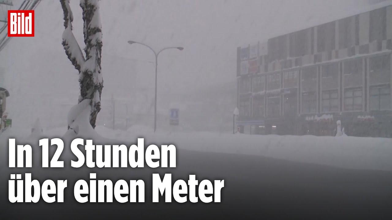 Japan versinkt im Schneechaos
