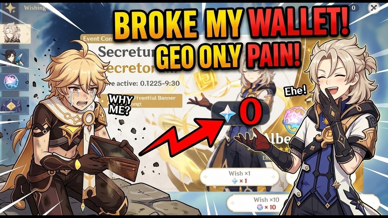 Zero Primogems Left: The Most Painful Albedo Pulls Ever
