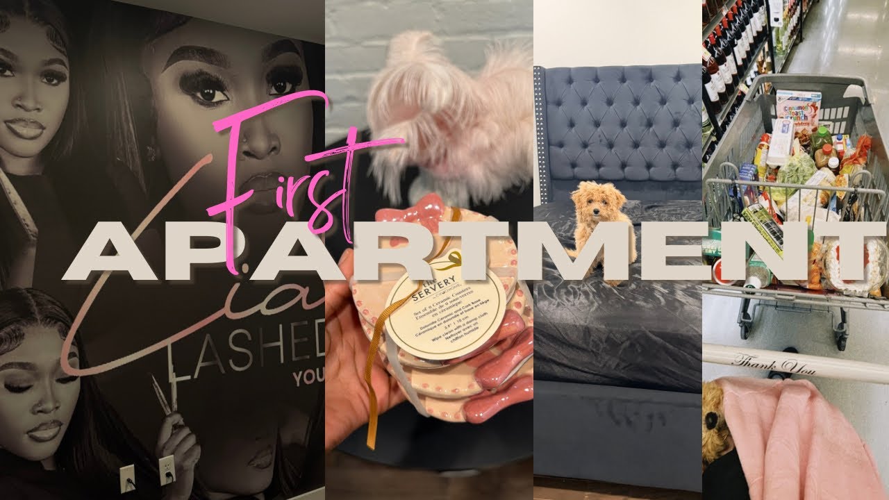 living alone for the first time at 21(the first week reality) | decorating, grocery shopping,+more