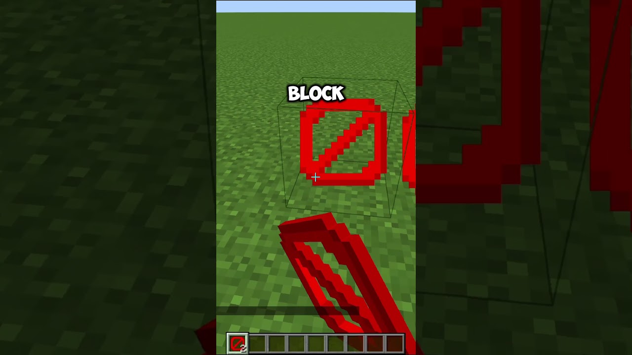 How to Make Invisible Blocks in Minecraft! 🔍✨  #minecraft
