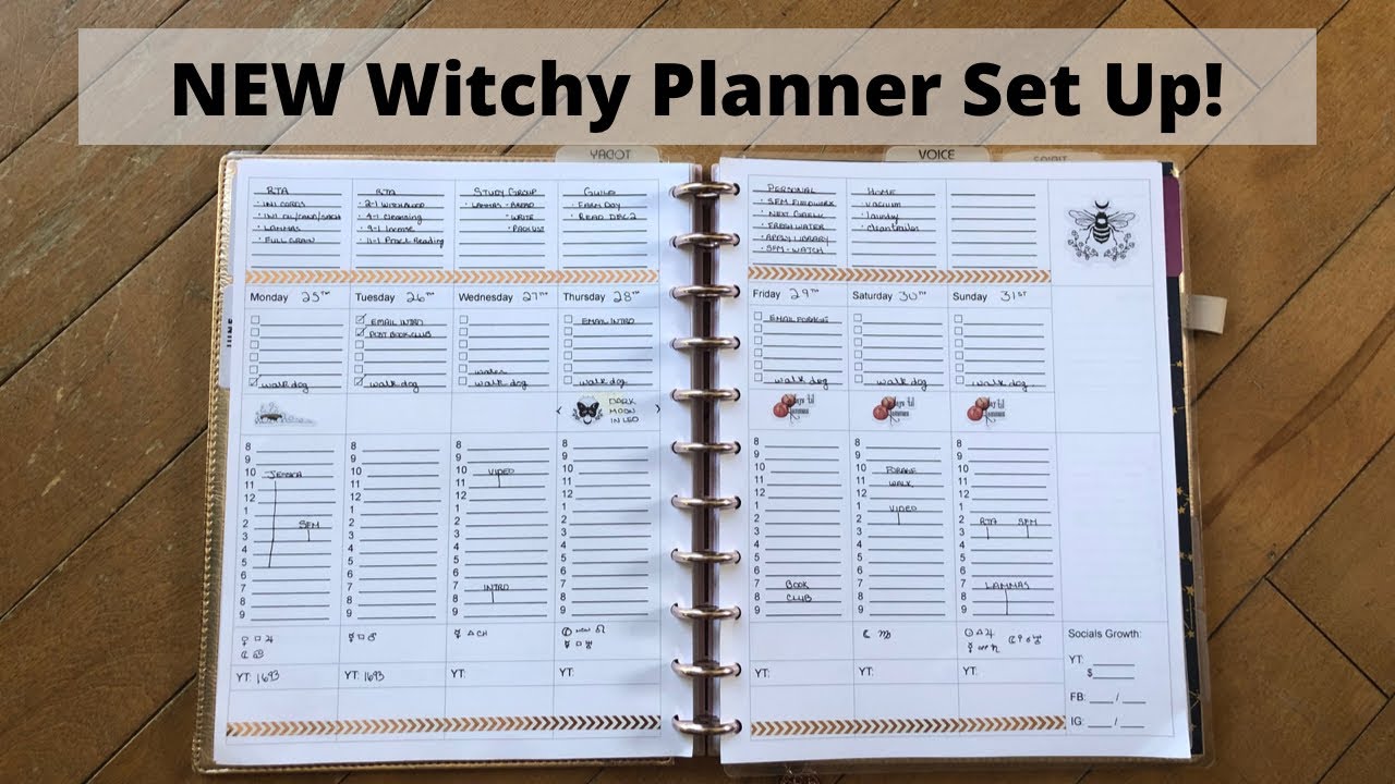 NEW Witchy Planner System!