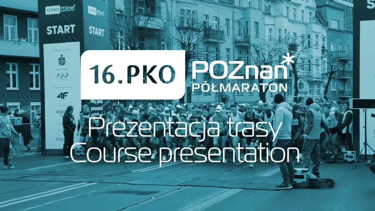 Poznań Półmaraton 2024 - Trasa 16. PKO Poznań Półmaratonu - widok z auta