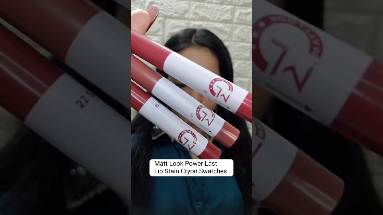 Matt Look Lipstick Swatches 💋✨ #sparklewithshorts #ashortaday #shorts #lipstickswatches #lipstick