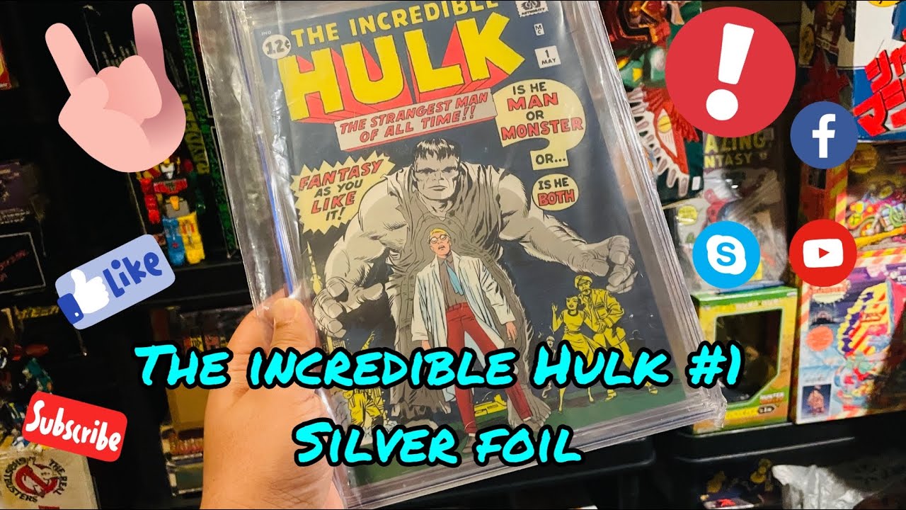 The Incredible Hulk #1 silver foil. Unboxing and short review. 1oz .999 Silver