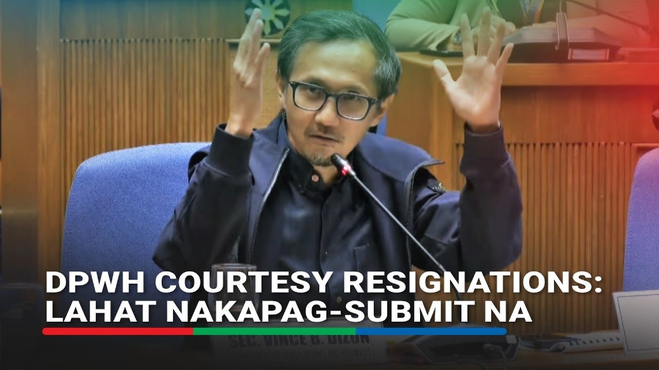 100% of DPWH officials have submitted courtesy resignations: Dizon | ABS-CBN News