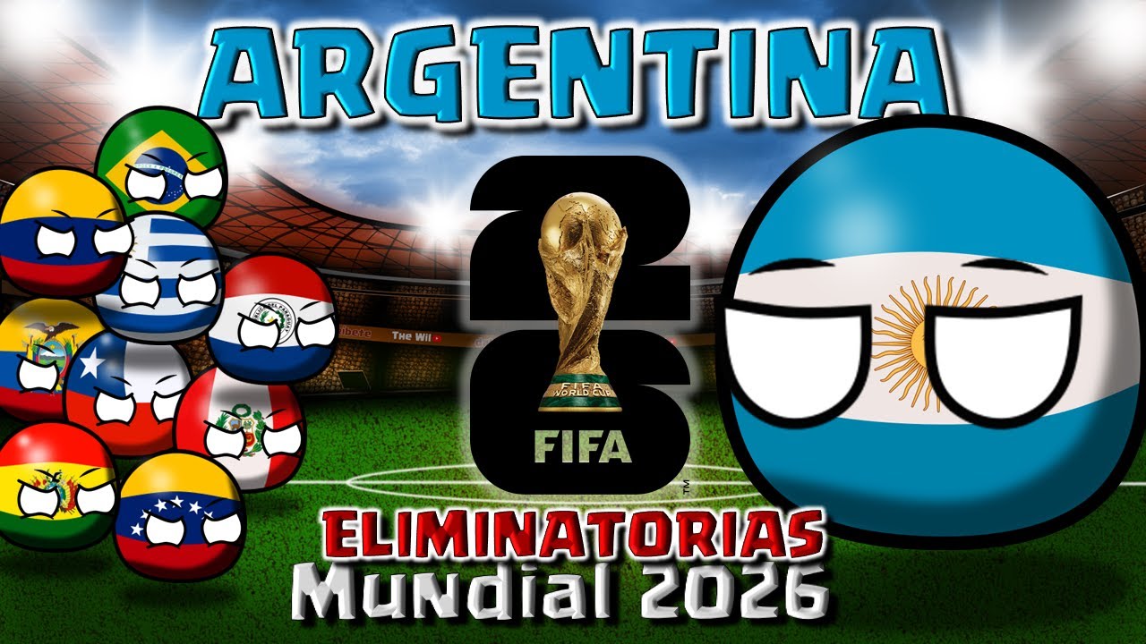 El camino de  ARGENTINA RUMBO AL  MUNDIAL 2026 #countryballs